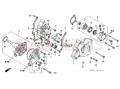 HONDA VFR800A3 INTERCEPTOR ABS 2003 E-9 WATER PUMP