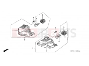 HONDA VFR800A3 INTERCEPTOR ABS 2003 F-29 FLASHING