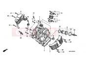 HONDA VT1100C32 Shadow 2002 E-2 CYLINDER HEAD (FRONT)