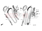 HONDA VT1100C32 Shadow 2002 E-4 TIMING CHAIN ​​/ TENSIONER