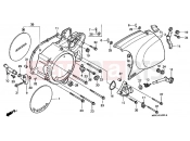 HONDA VT1100C32 Shadow 2002 E-10 LEFT CRANKSHAFT COVER