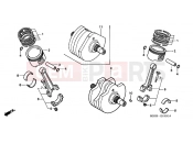 HONDA VT1100C32 Shadow 2002 E-15 CRANKSHAFT / PISTON
