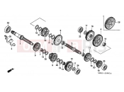 HONDA VT1100C32 Shadow 2002 E-16 TRANSMISSION