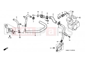 HONDA VT1100C32 Shadow 2002 E-18 WATER PIPE
