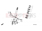 HONDA VT1100C32 Shadow 2002 F-6 STEERING WHEEL