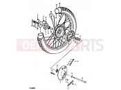 SUZUKI TS100ER X (1999) 44 - FRONT WHEEL