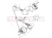 SUZUKI TS125ER T (1996) 29 - TURN SIGNAL LAMP (E04, E21, E25)