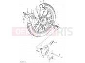 SUZUKI TS125ER T (1996) 66 - FRONT WHEEL