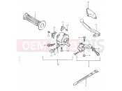 SUZUKI TS125ER X (1999) 71 - LEFT HANDLE SWITCH (TS125ERX)