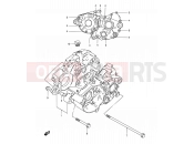 2 - CRANKCASE - Suzuki TS125ER Z (1982)