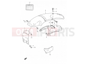 51 - REAR FENDER (MODEL L,MODEL R E01) - Suzuki TS125ER Z (1982)