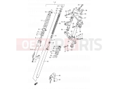 56 - FRONT FORK (MODEL Z/L E09,MODEL Z E95) - Suzuki TS125ER Z (1982)