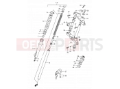 56B - FRONT FORK (MODEL R P09) - Suzuki TS125ER Z (1982)