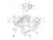 SUZUKI TS125ER L (1990) 3 - CRANKCASE COVER