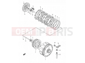 SUZUKI TS125ER L (1990) 9 - CLUTCH