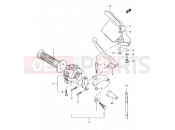 SUZUKI TS125ER R (1994) 49A - LEFT HANDLE LEVER (MODEL R P09)