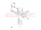 SUZUKI TS125ERC R (1994) 58 - FRONT CALIPER (MODEL R P09)