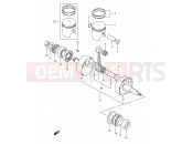 SUZUKI TS185ER X (1999) 4 - CRANKSHAFT
