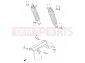 SUZUKI TS185ER X (1999) 39 - REAR SHOCK ABSORBER