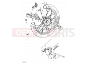 SUZUKI TS250ER N (1992) 49 - FRONT WHEEL