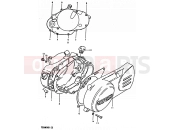SUZUKI TS50ERKD X (1999) 3 - CRANKCASE COVER