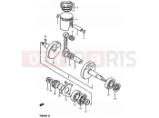 SUZUKI TS50ERKD X (1999) 4 - PISTON - CRANKSHAFT