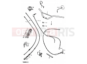 SUZUKI TS50ERKD X (1999) 60 - HANDLEBAR - CONTROL CABLE