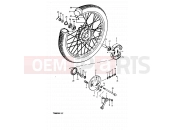 SUZUKI TS50ERKD X (1999) 57 - FRONT WHEEL