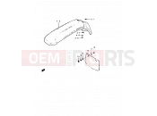 SUZUKI TS50ERKDB D (1983) 53 - FRONT FENDER