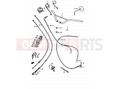 SUZUKI TS50ERKDB D (1983) 58 - HANDLEBAR - CONTROL CABLE