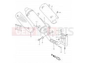 SUZUKI UX50W X (1999) Zillion 7 - MUFFLER (excep P26)