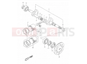 SUZUKI UX50W Y (2000) Zillion 4 - CRANKSHAFT