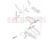 SUZUKI UX50W Y (2000) Zillion 34 - HANDLE GRIP