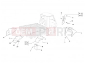 ape 50 2009-től WHEEL HUOSING - MUDGUARD