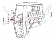 ape Classic 400 2014-től DRIVING MIRROR/S