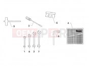ape Classic 400 2014-től SPARE WHEEL - TOOL ROLL