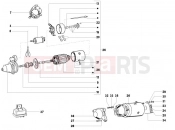 ape MP 601 Classic 2006-2013 STATER - ELECTRIC STARTER